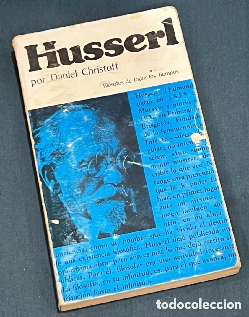 Libros de segunda mano: Libro. Daniel Christoff. &ldquo;Husserl o el retorno a las cosas&rdquo;. EDAF. 1979.