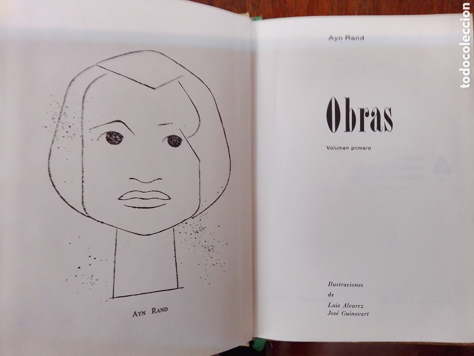 Libros de segunda mano: AYN RAND. OBRAS. VOLUMEN PRIMERO. &rdquo;LA REBELION DE ATLAS&rdquo;. &rdquo;VIVIR&rdquo;. ED. MARIN. 1961