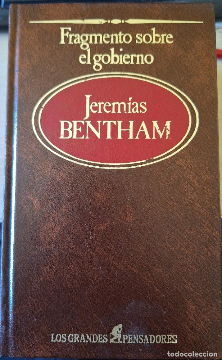 Libros de segunda mano: FRAGMENTO SOBRE EL GOBIERNO. - BENTHAM, Jeremias.