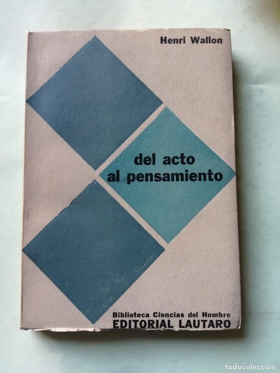 Libros de segunda mano: DEL ACTO AL PENSAMIENTO (HENRI WALLON)