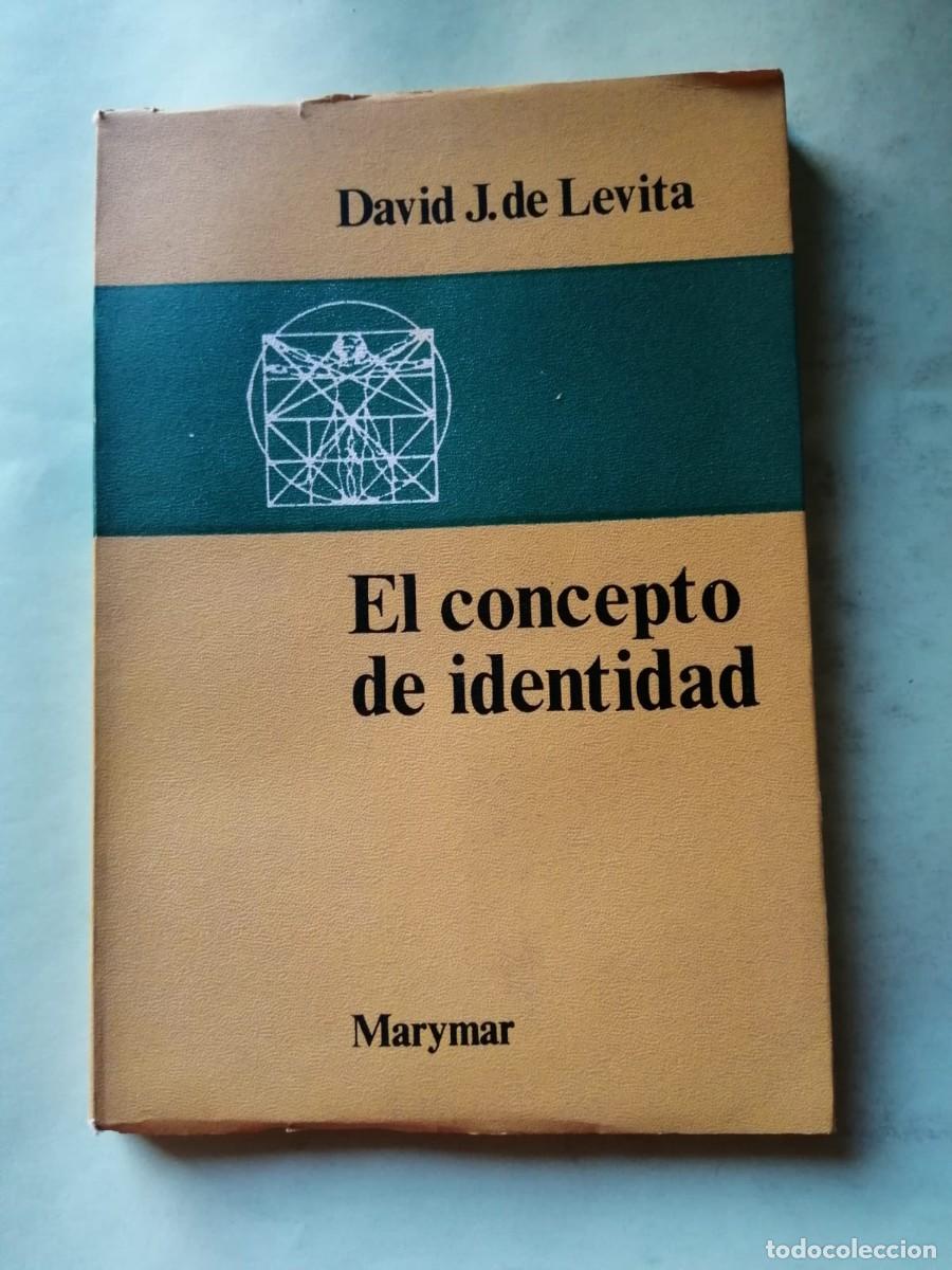 Libros de segunda mano: EL CONCEPTO DE IDENTIDAD (DAVID J. DE LEVITA)