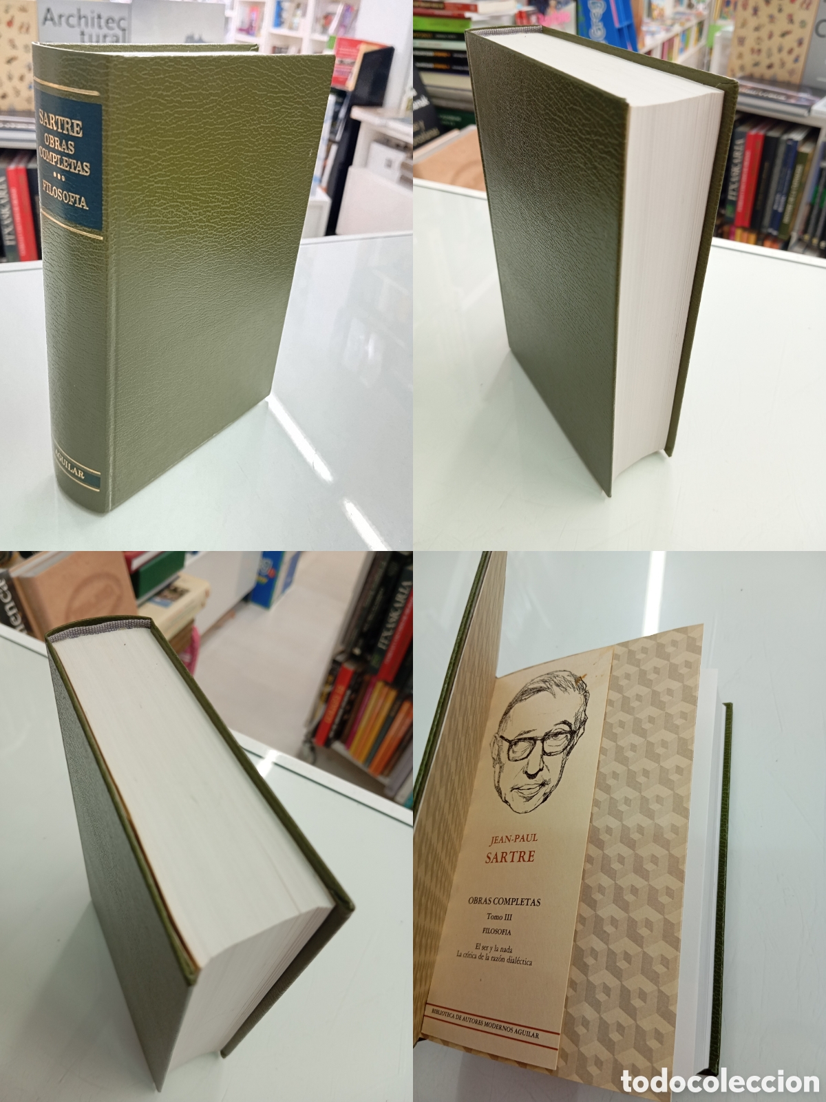 Libros de segunda mano: Obras completas Filosofia Tomo III JEAN PAUL SARTRE Editorial Aguilar Madrid 1982 Ilustrado PERFECTO
