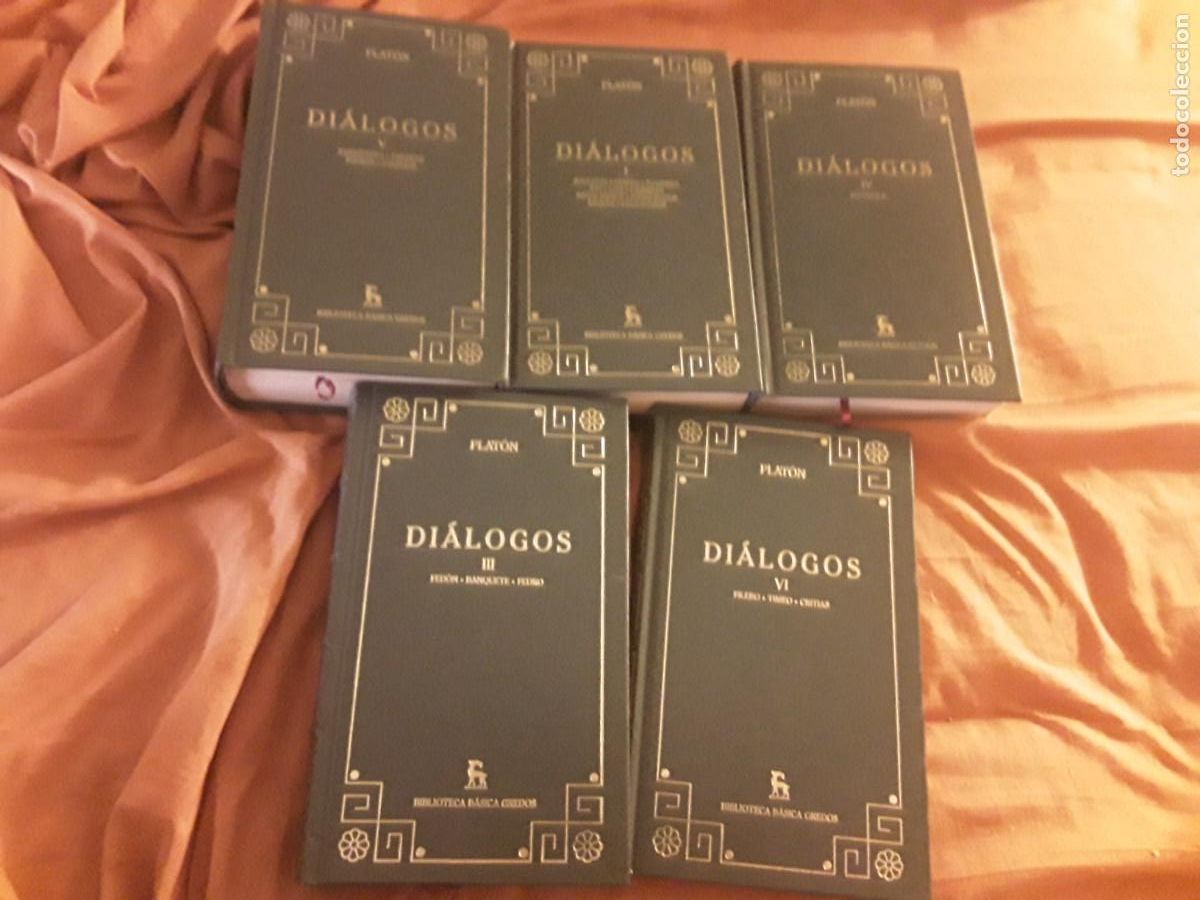 Libros de segunda mano: Dialogos (5 vol., incompleta: I, III, IV, V yV), de Plat&oacute;n. Biblioteca B&aacute;sica Gredos, 2000.