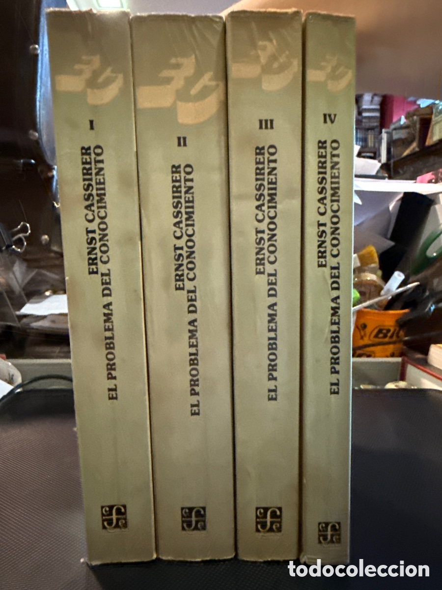 Libri di seconda mano: CASSIRER, Ernst El problema del conocimiento en la filosof&iacute;a y en la ciencia moderna: [4 tomos]