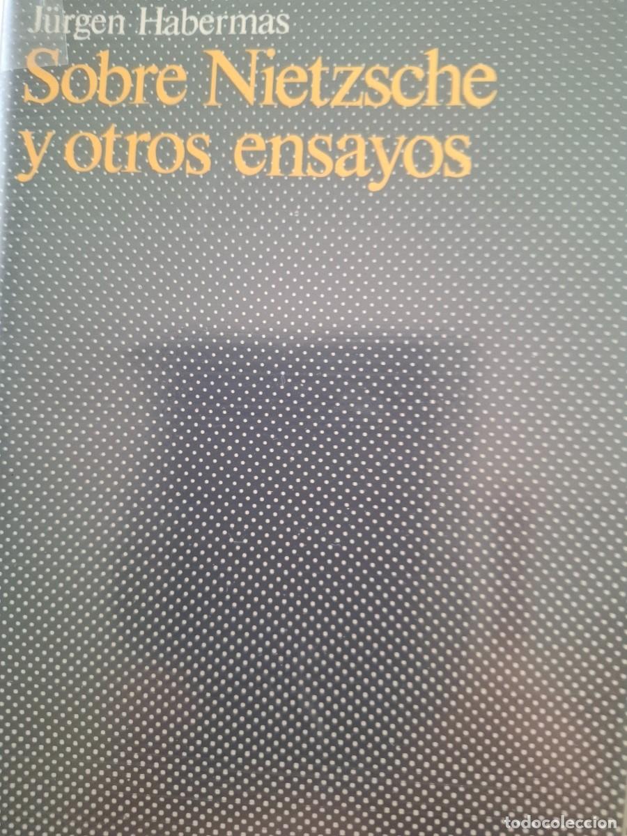 Libros de segunda mano: sobre Nietzsche y otros ensayos J&uuml;rgen Habermas