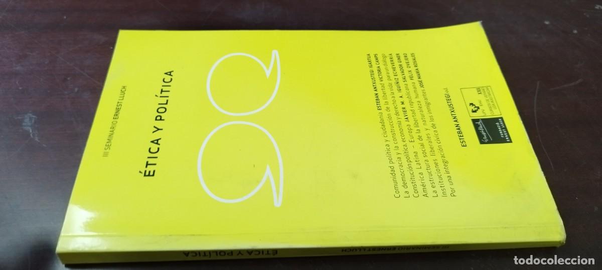 Libros de segunda mano: ETICA Y POLITICA / III SEMINARIO ERNEST LLUCH / KARA35