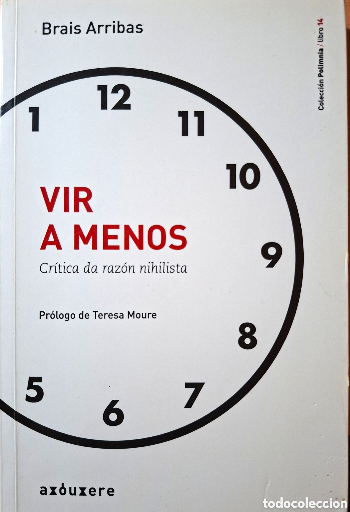 Libros de segunda mano: Brais Arribas, VIR A MENOS. Cr&iacute;tica da raz&oacute;n nihilista. ax&oacute;uxere, 2019