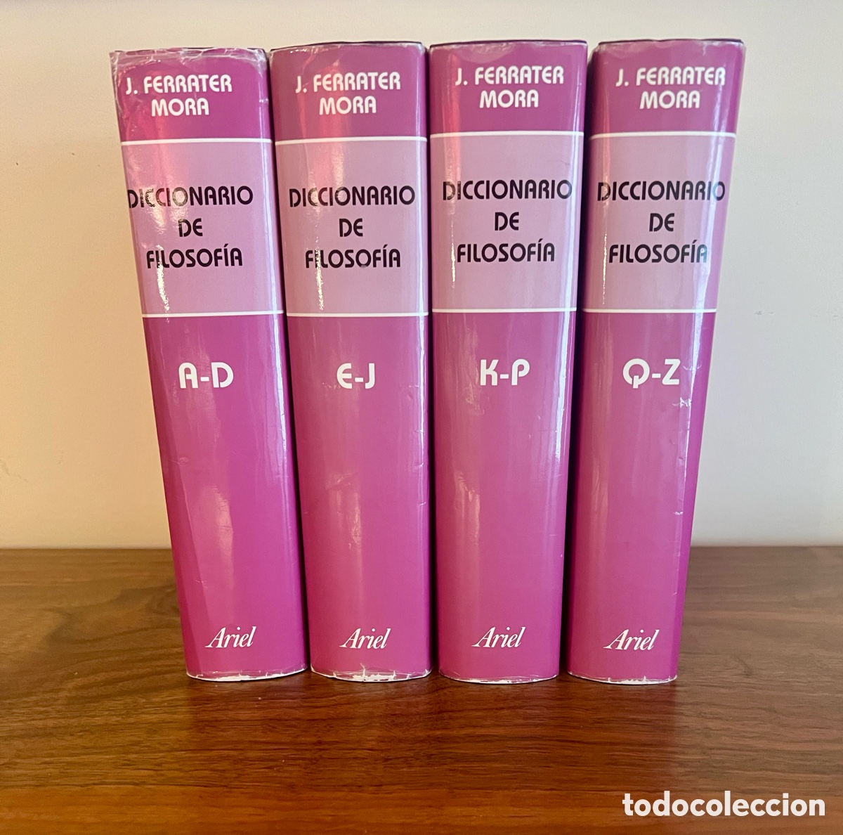 Libros de segunda mano: Diccionario de filosof&iacute;a. Jos&eacute; Ferrater Mora. 4 vol&uacute;menes