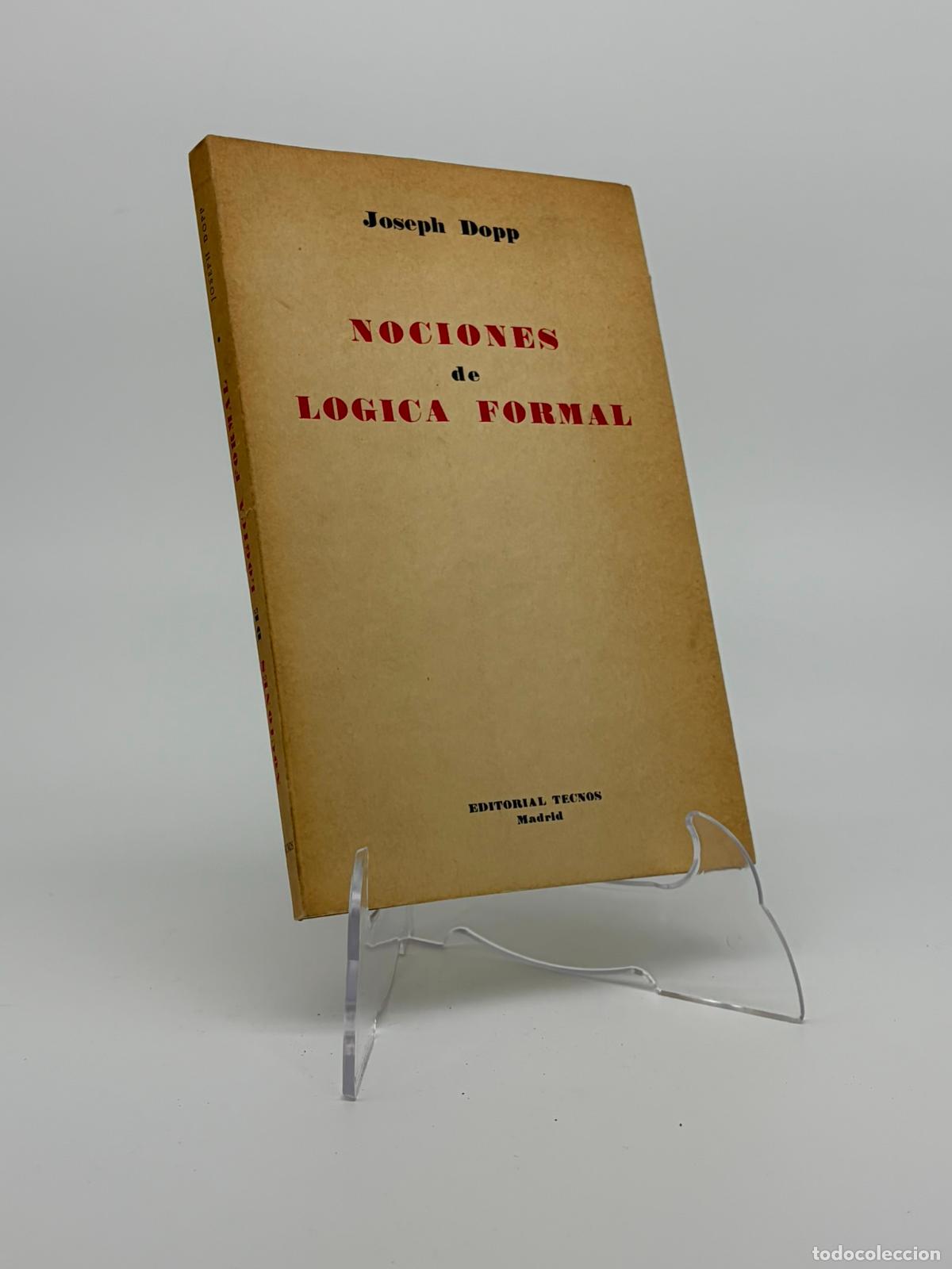 Libros de segunda mano: NOCIONES DE LOGICA FORMAL - JOSEPH DOPP