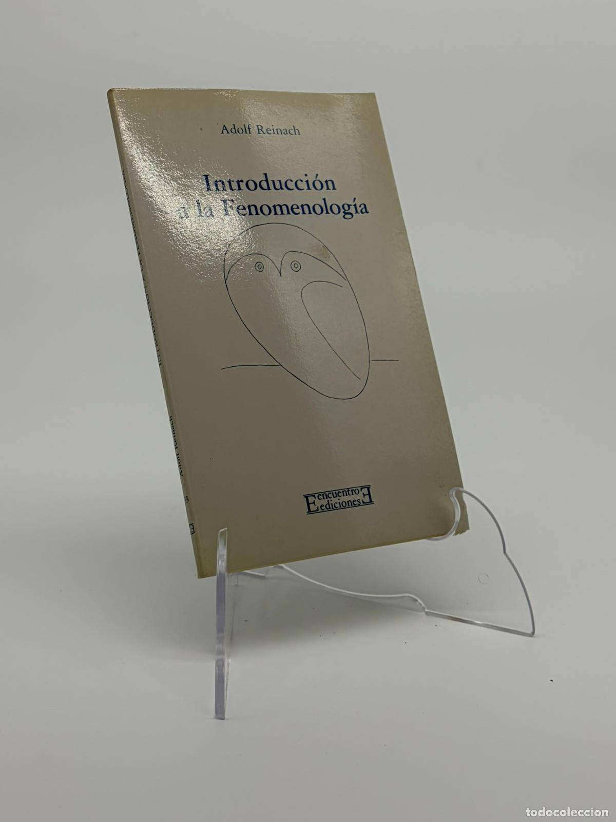 Libros de segunda mano: Introducci&oacute;n a la fenomenolog&iacute;a.- Reinach, Adolf