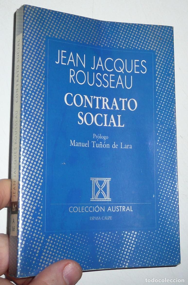 Libros de segunda mano: El Contrato Social - Jean Jacques Rousseau (Colecci&oacute;n Austral N&ordm; A165)