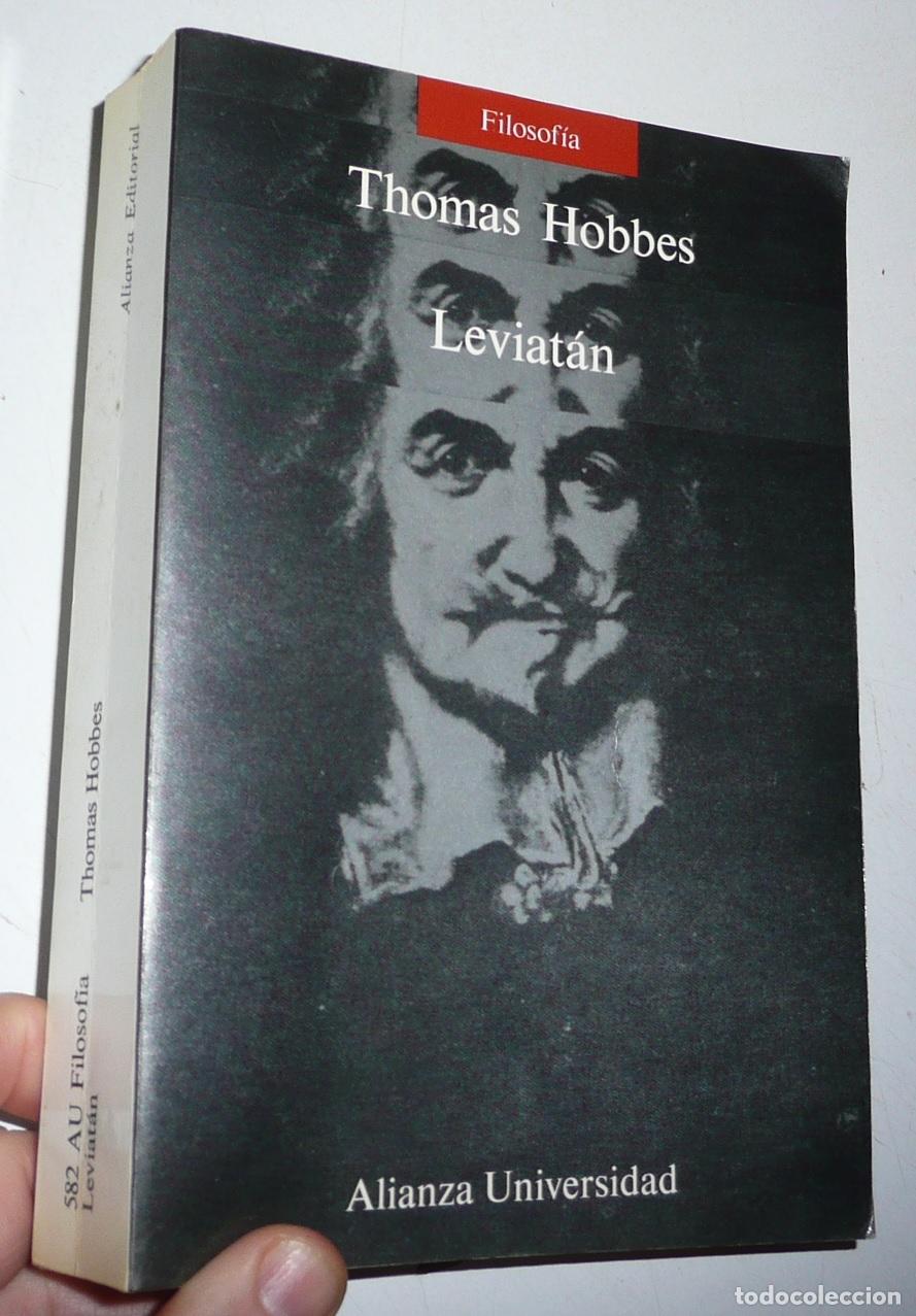 Libros de segunda mano: Leviat&aacute;n - Thomas Hobbes (Alianza Universidad, 1995)