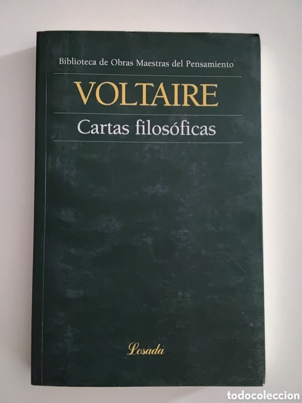 Libros de segunda mano: Voltaire &mdash; Cartas filos&oacute;ficas &mdash; Losada, 2013