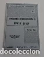 Libros de segunda mano: Introducci&oacute;n al pensamiento de Martin Buber - D&iacute;az, Carlos