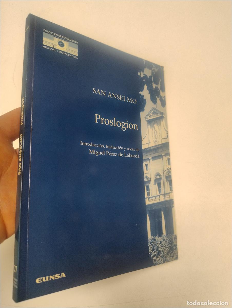 Libros de segunda mano: Proslogion - San Anselmo