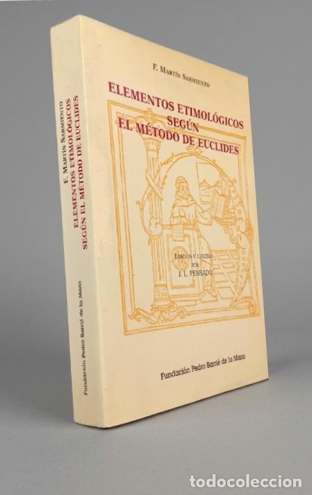 Libros de segunda mano: �F2696 - EUCLIDES. ELEMENTOS ETIMOLOGICOS SEGUN EL METODO. MARTIN SARMIENTO. GALICIA.