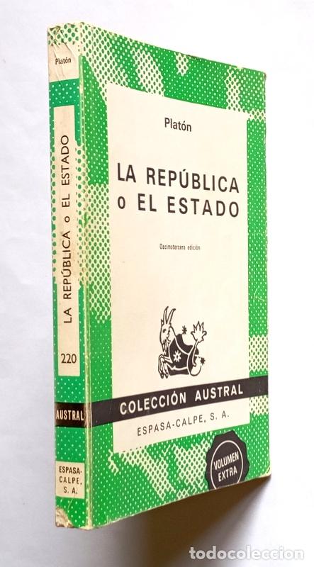 Libros de segunda mano: LA REPUBLICA Y EL ESTADO - PLATON