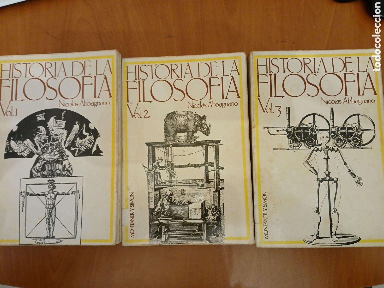 Libros de segunda mano: Historia de la Filosof&iacute;a. Nicol&aacute;s Abbagnano. 3 tomos, Completa.