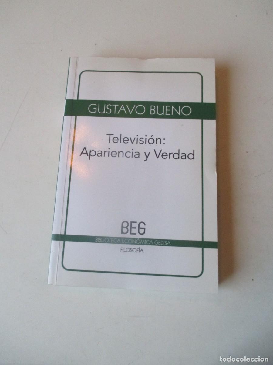 Libros de segunda mano: GUSTAVO BUENO Televisi&oacute;n: Apariencia y verdad W40592