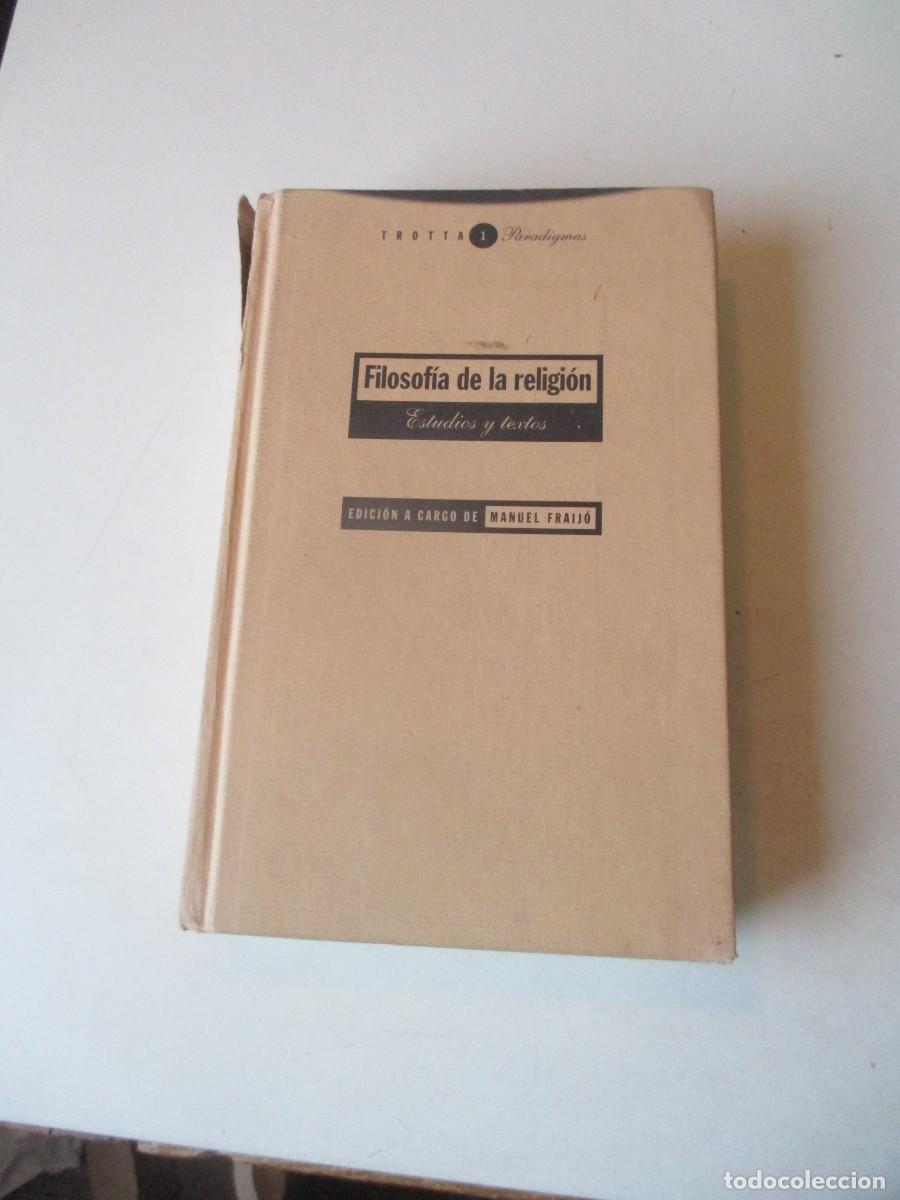 Libros de segunda mano: Filosof&iacute;a de la religi&oacute;n . Estudios y textos W40598