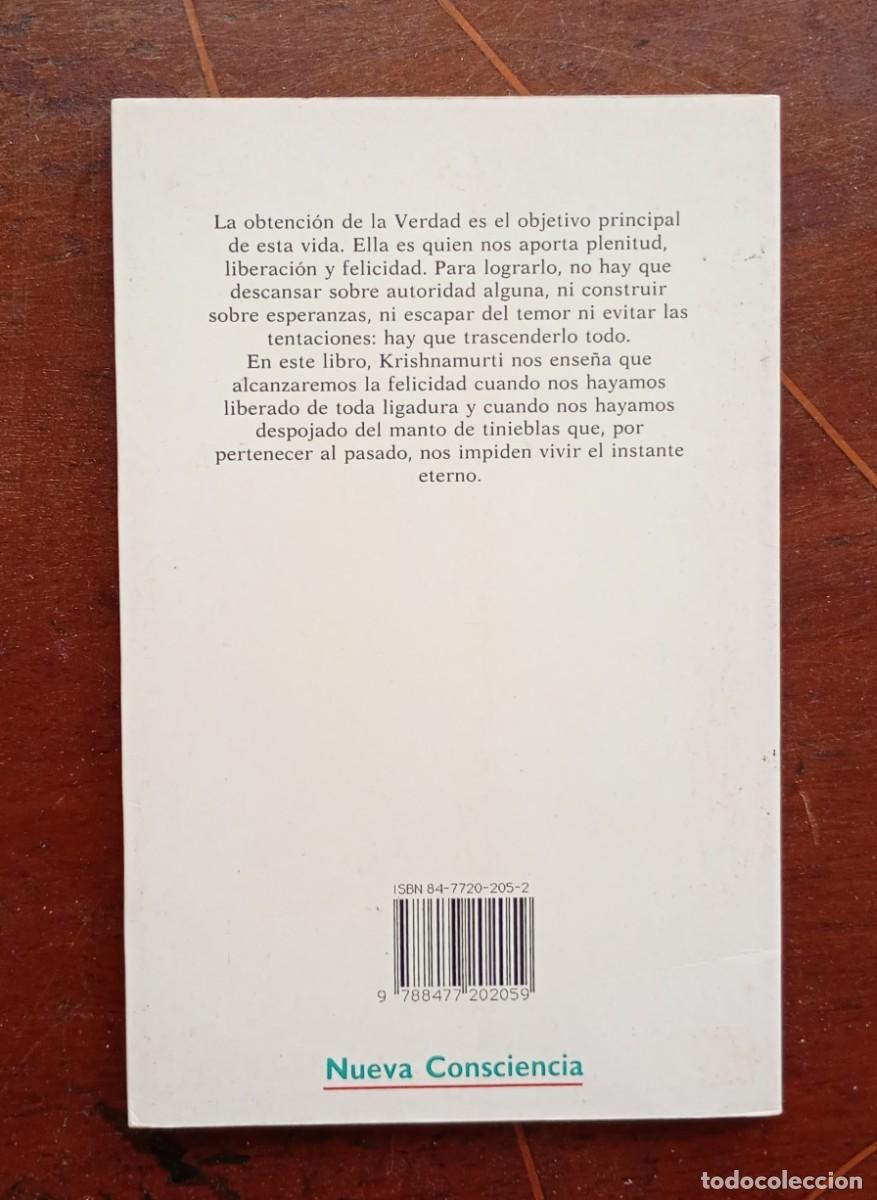 Libros de segunda mano: Jeddu Krishnamurti LA OBTENCION DE LA VERDAD - Foto 3