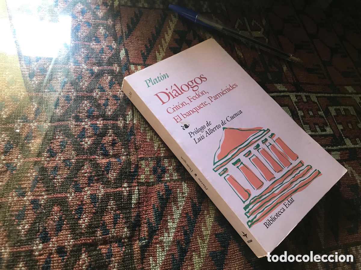 Libros de segunda mano: Plat&oacute;n. Di&aacute;logos. Crit&oacute;n, Fed&oacute;n, El banquete, Parm&eacute;nides. Biblioteca Edaf