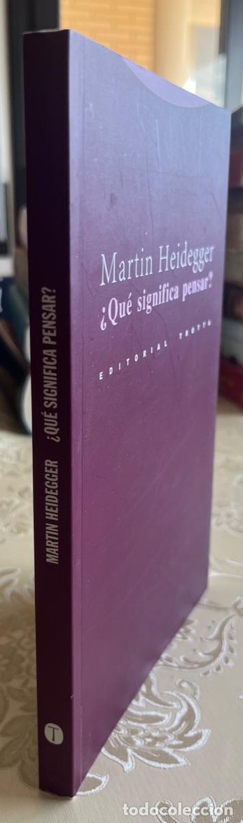 Libros de segunda mano: Heidegger, Martin.- Qu&eacute; significa pensar? - Foto 2