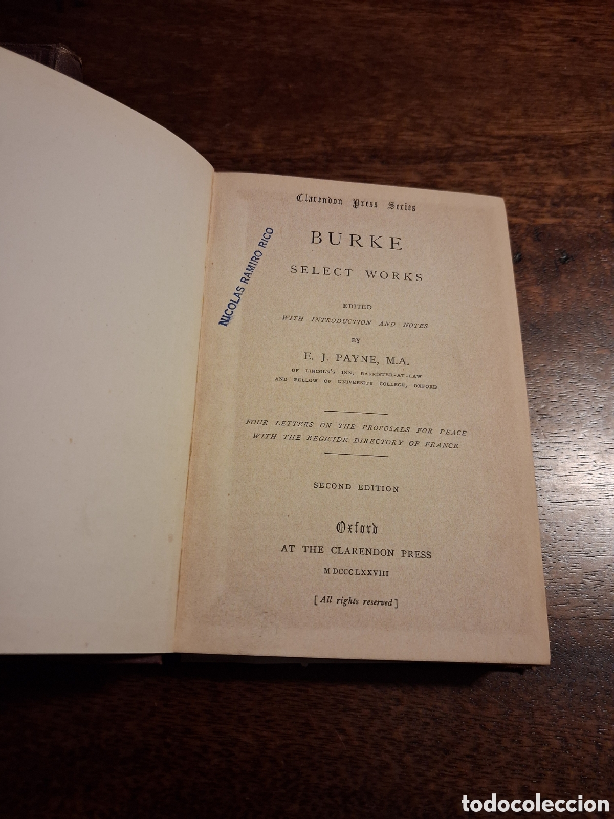 Libros de segunda mano: Select Works, Edmund Burke - Foto 4