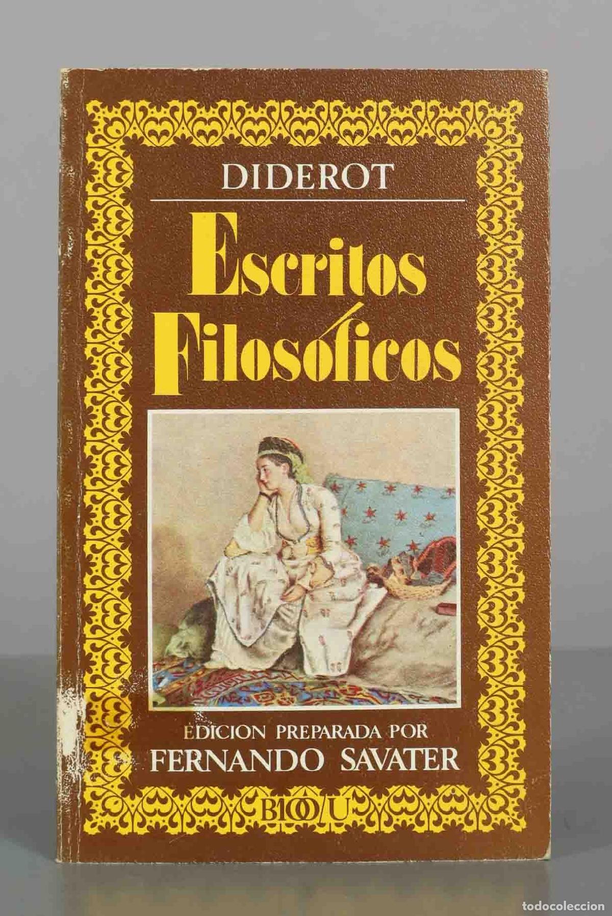 Libros de segunda mano: Escritos filos&oacute;ficos - Denis Diderot - Editora Nacional