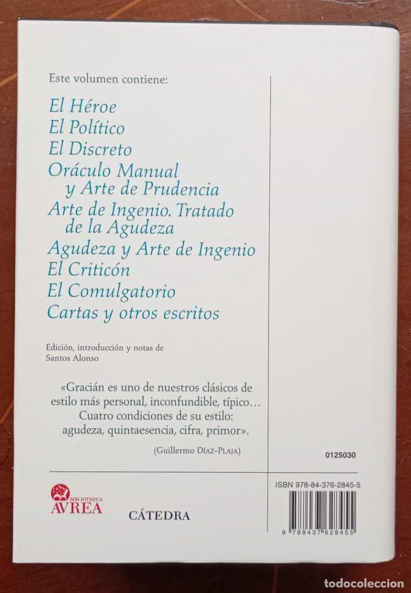 Libros de segunda mano: Baltasar Gracian OBRAS COMPLETAS - Foto 3