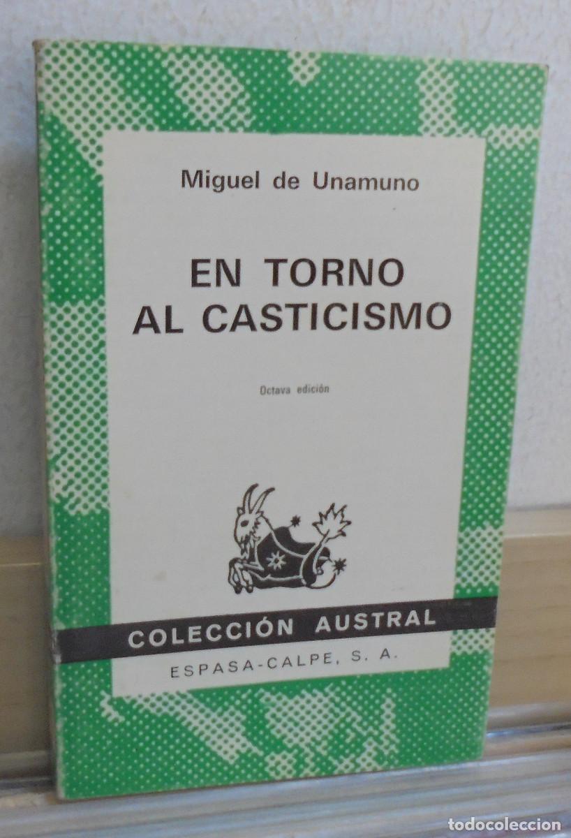Libros de segunda mano: En torno al casticismo. Miguel de Unamuno