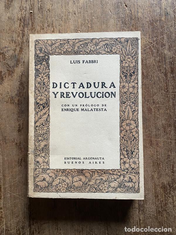 Libros de segunda mano: Dictadura y Revolucion - Fabbri Luis
