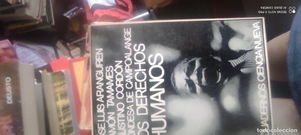 Libros de segunda mano: Jos&eacute; Luis Aranguren, Ram&oacute;n Tamames, Faustino Cord&oacute;n, Condesa de Campoalange : Los derechos humanos