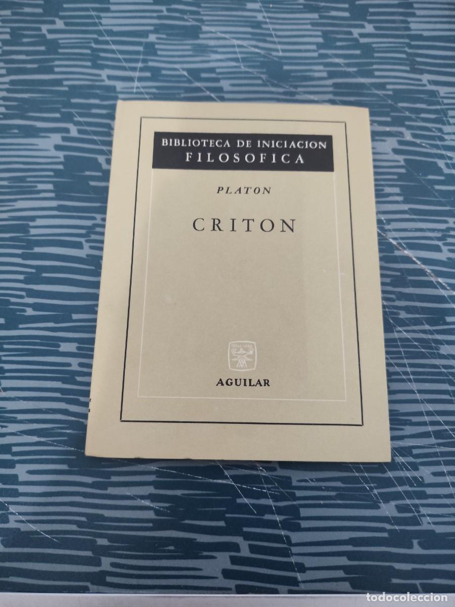 Libros de segunda mano: CRITIN,PLATON, AGUILAR EDITORIAL,1962, INTONSO.