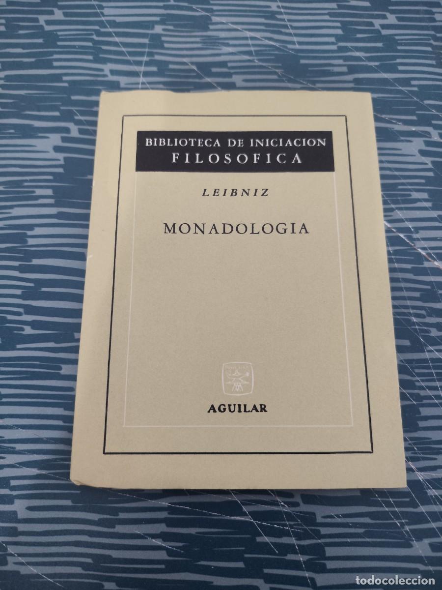 Libros de segunda mano: MONADOLOGIA,LEIBNIZ, AGUILAR EDITORIAL,1968,60 P&Aacute;GINAS.