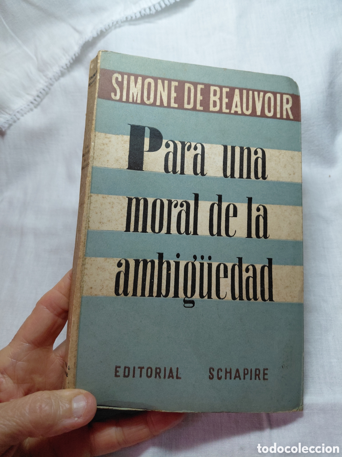 Libros de segunda mano: PARA UNA MORAL DE LA AMBIGUEDAD.SIMONE DE BEAUVOIR.EDITORIAL SCHAPIRE 1956