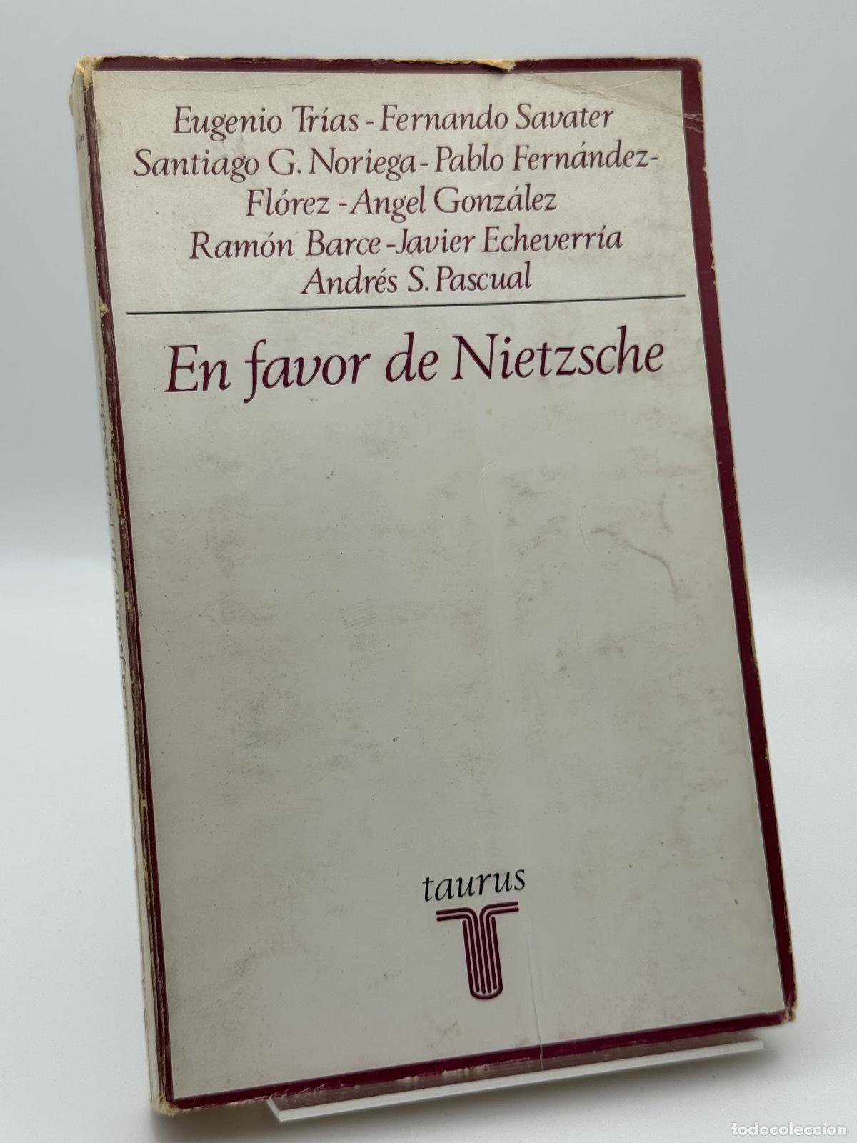 Second hand books: En favor de Nietzche - Eugenio Tr&iacute;as, et al.