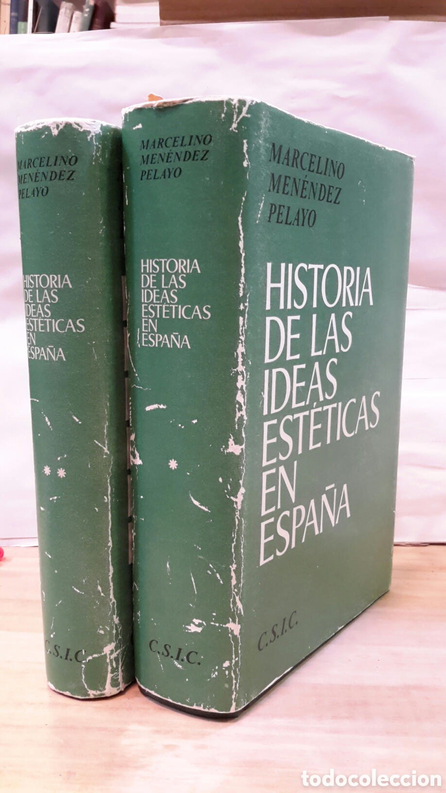 Second hand books: Historia de las ideas esteticas en Espa&ntilde;a - Marcelino Menendez Pelayo