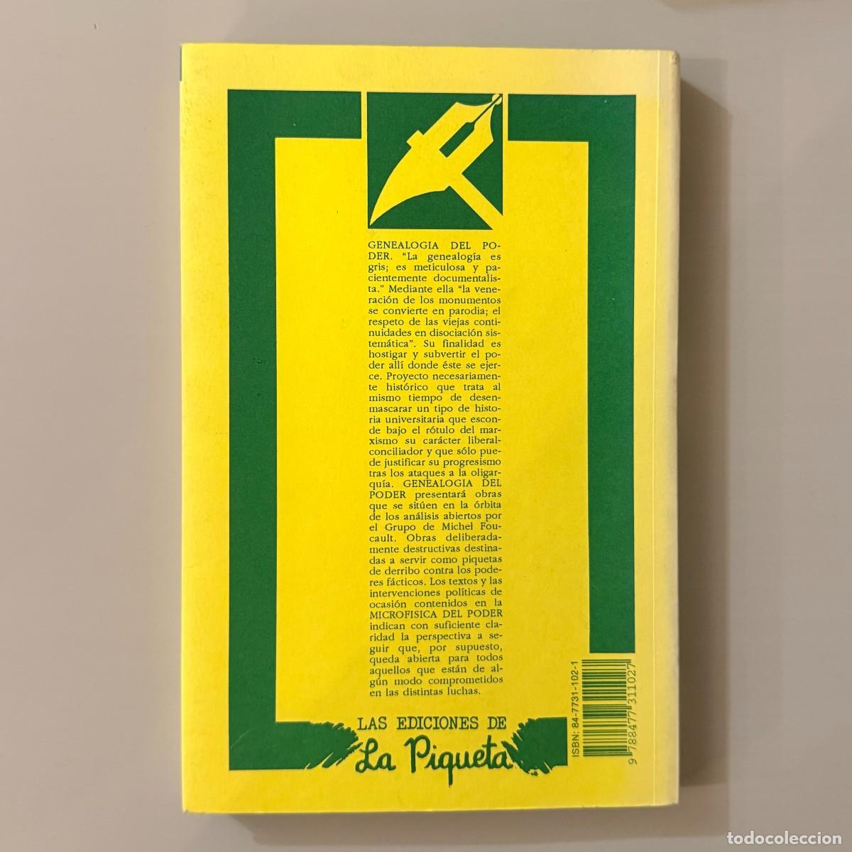 Libros de segunda mano: Foucault - Microf&iacute;sica del poder - La Piqueta 1979 - Foto 2
