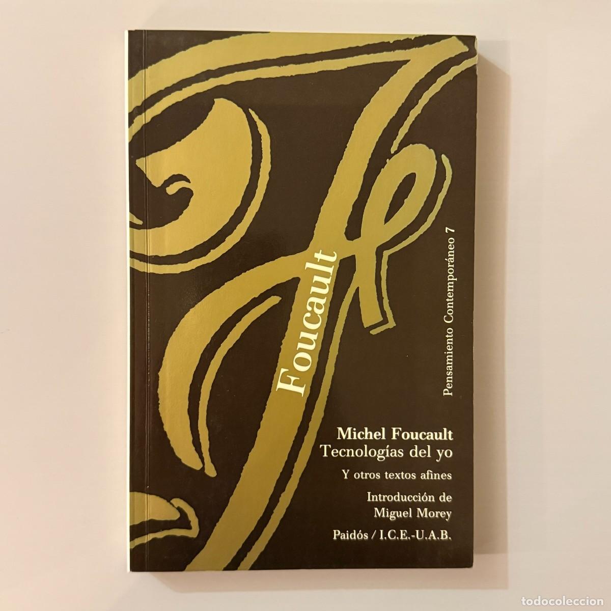 Libros de segunda mano: Foucault - Tecnolog&iacute;as del yo y otros textos - Paid&oacute;s 1990