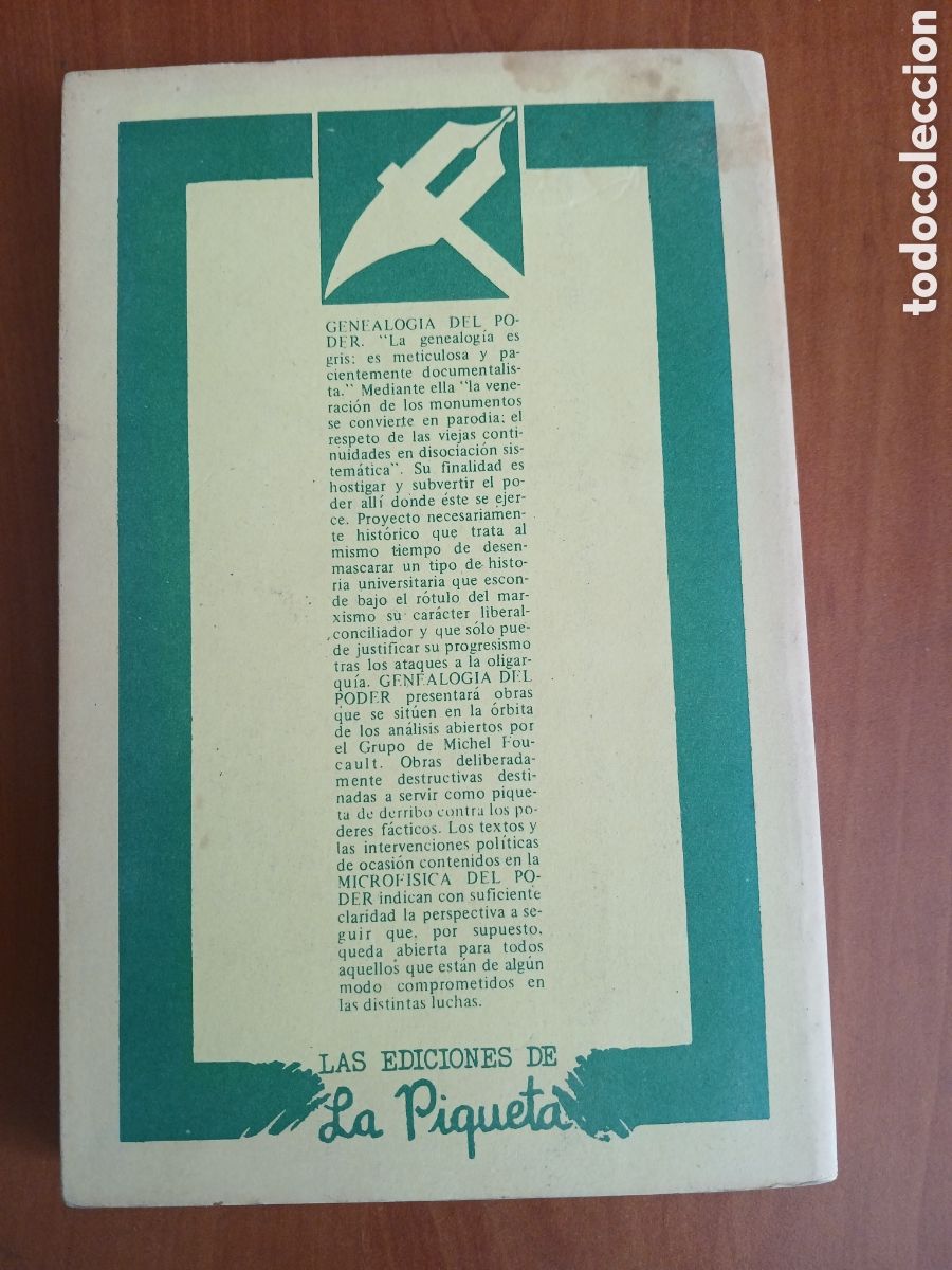 Libros de segunda mano: Microf&iacute;sica del poder. Michel Foucault. - Foto 2
