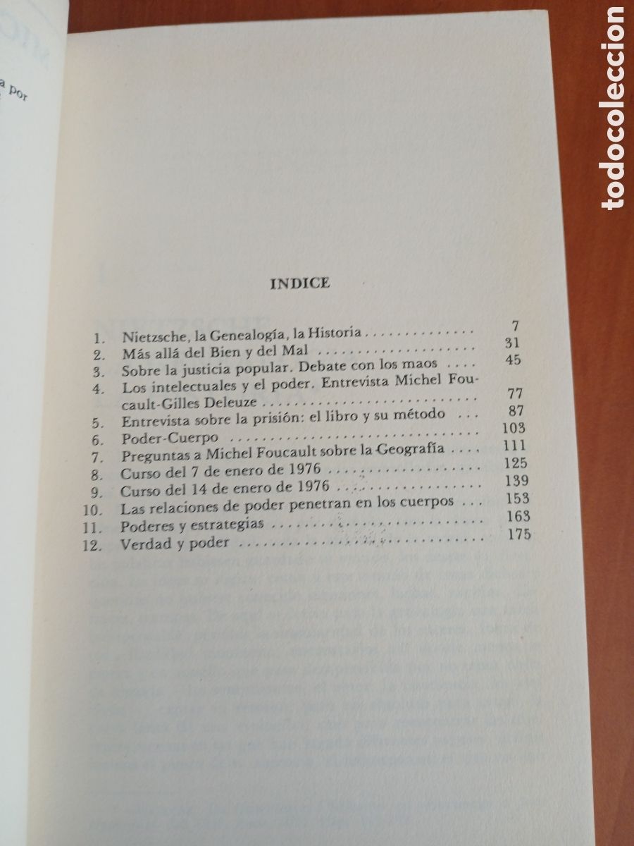 Libros de segunda mano: Microf&iacute;sica del poder. Michel Foucault. - Foto 4