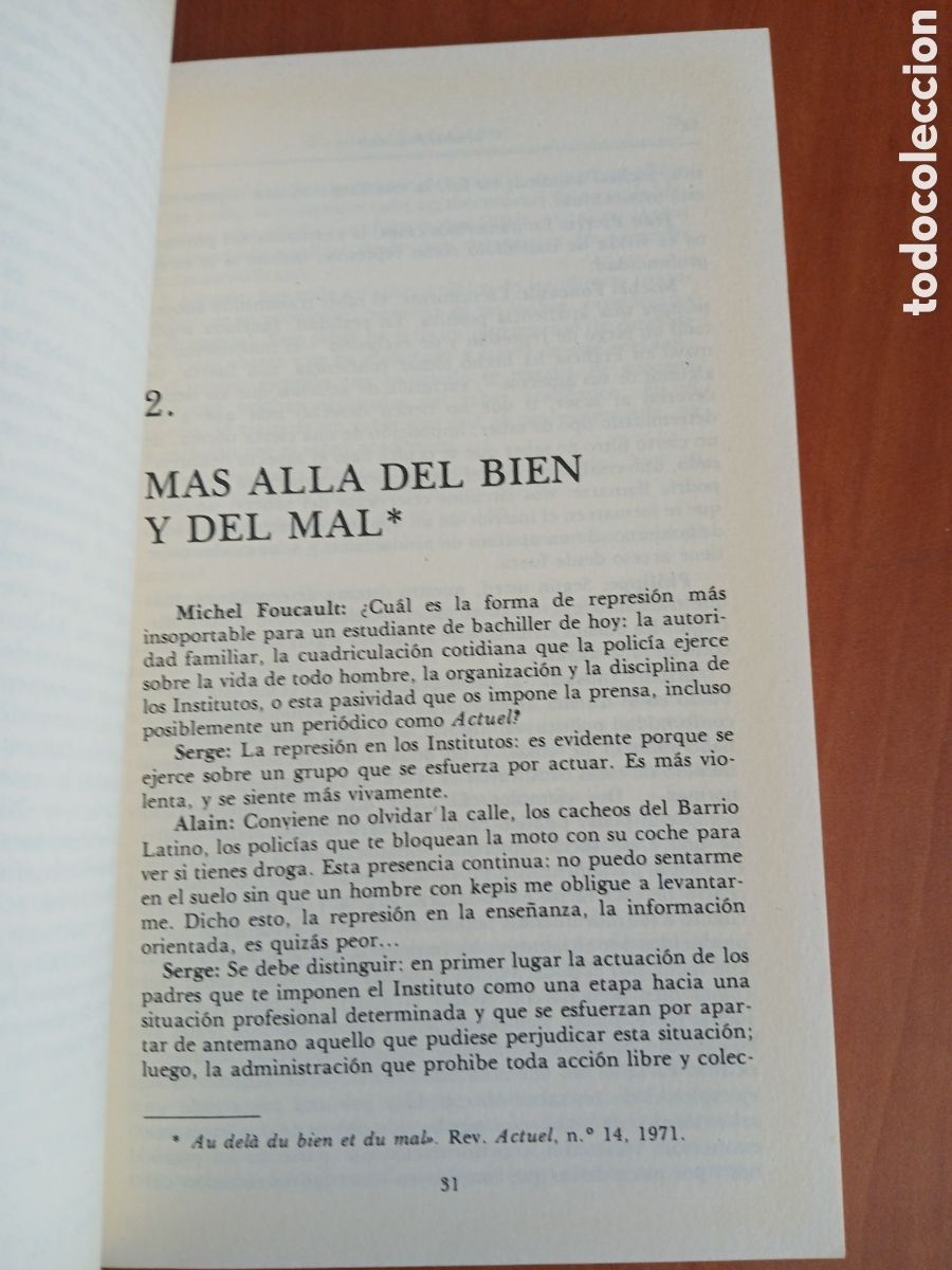 Libros de segunda mano: Microf&iacute;sica del poder. Michel Foucault. - Foto 7