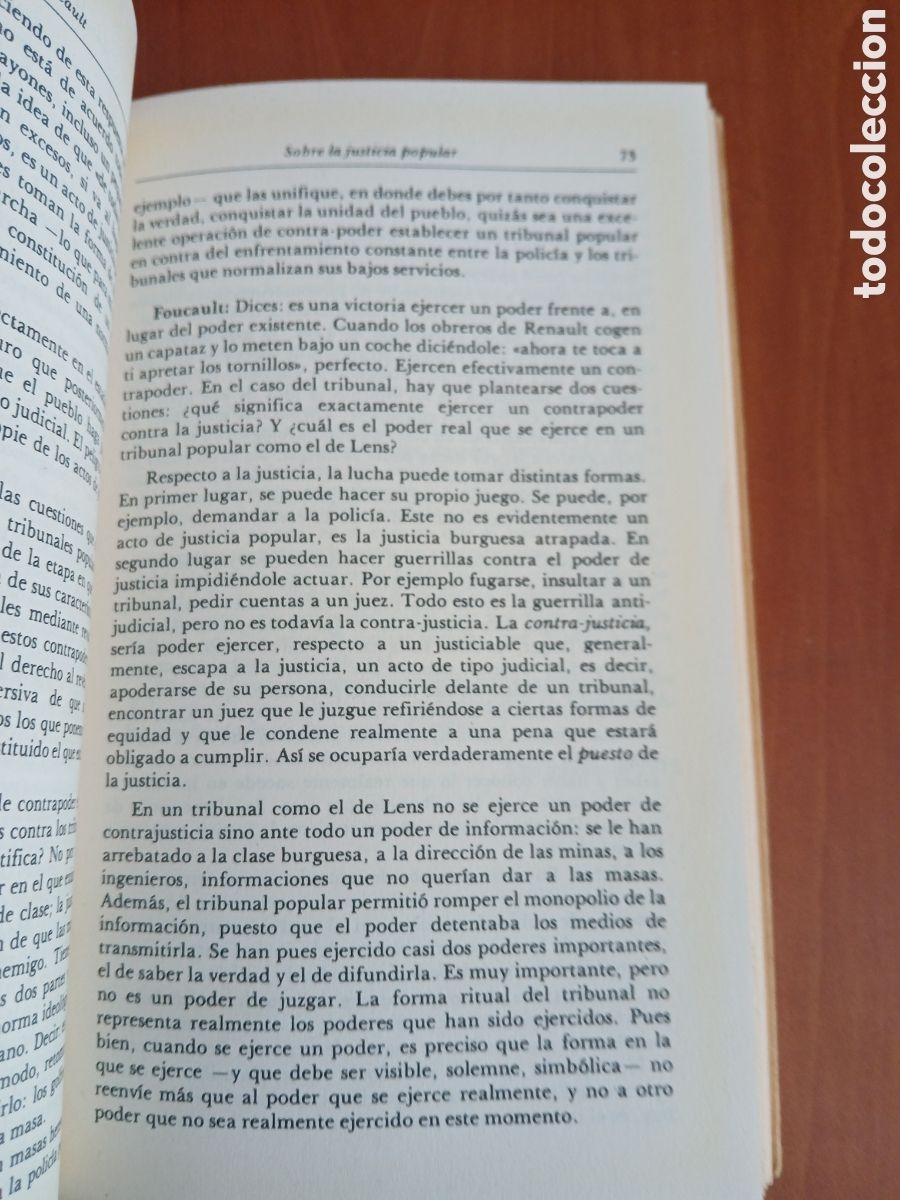 Libros de segunda mano: Microf&iacute;sica del poder. Michel Foucault. - Foto 10