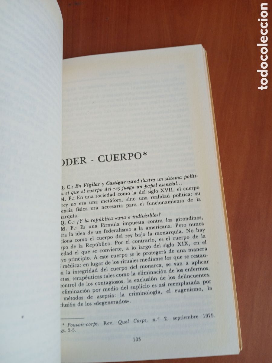 Libros de segunda mano: Microf&iacute;sica del poder. Michel Foucault. - Foto 12