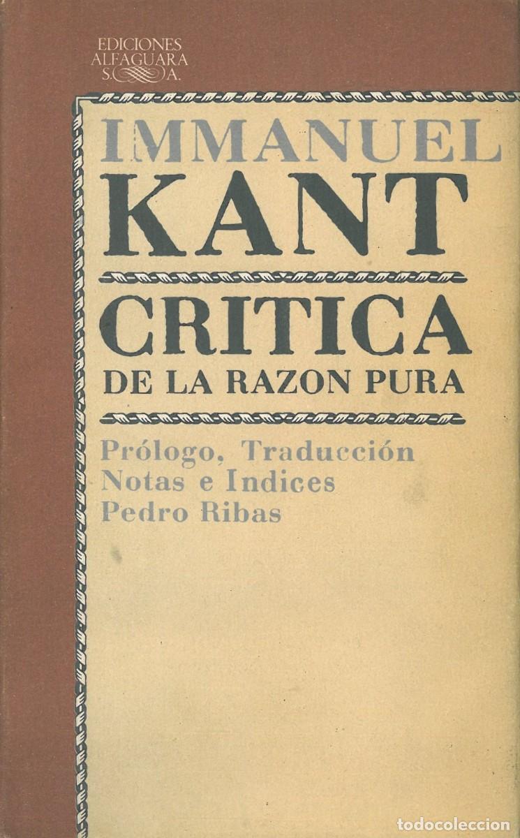 Livros em segunda m&atilde;o: Critica de la razon pura - Kant, Immanuel