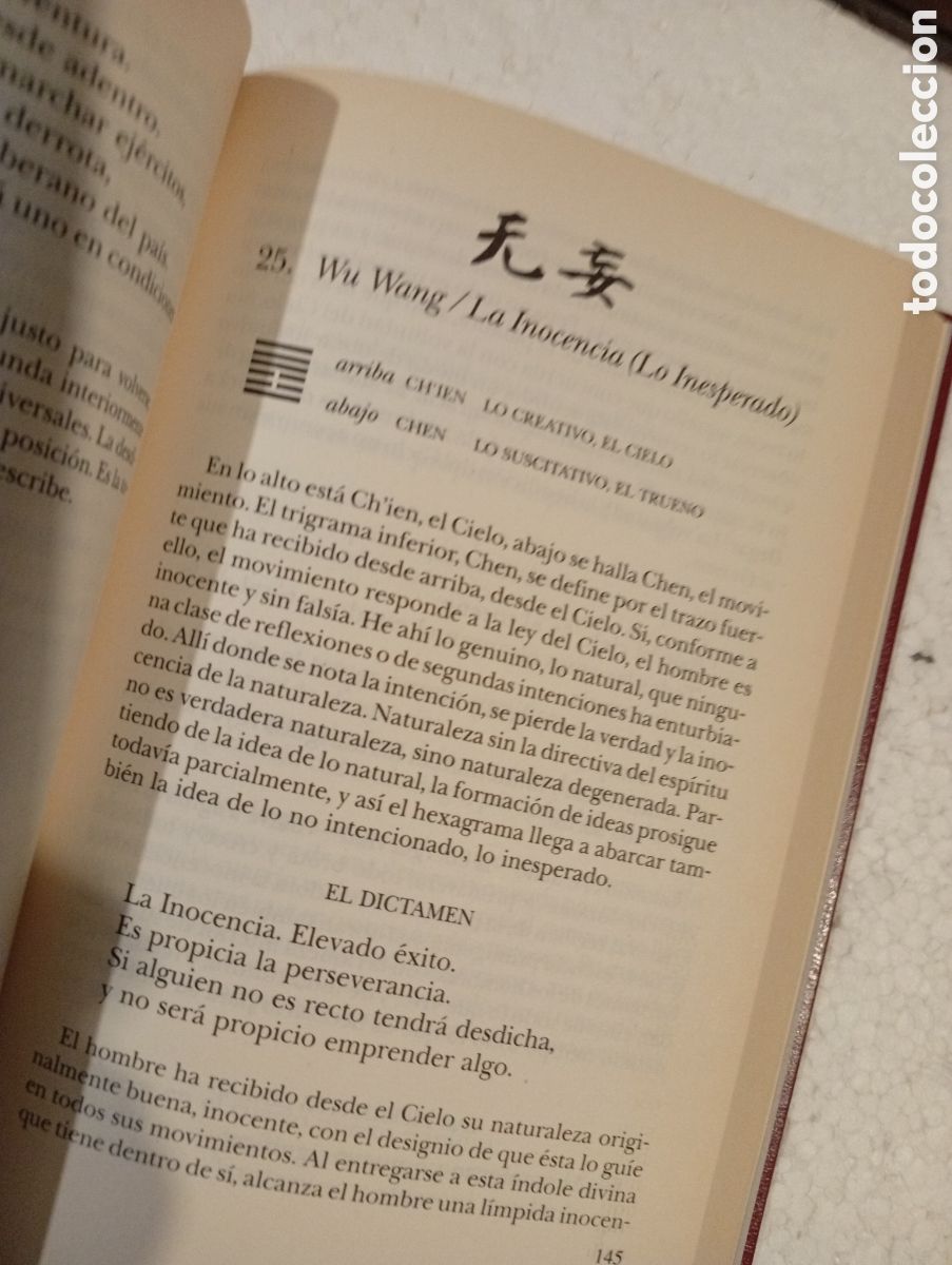 Libros de segunda mano: I CHING. EL LIBRO DE LAS MUTACIONES. RICHARD WILHELM. RBA 2002 - Foto 12