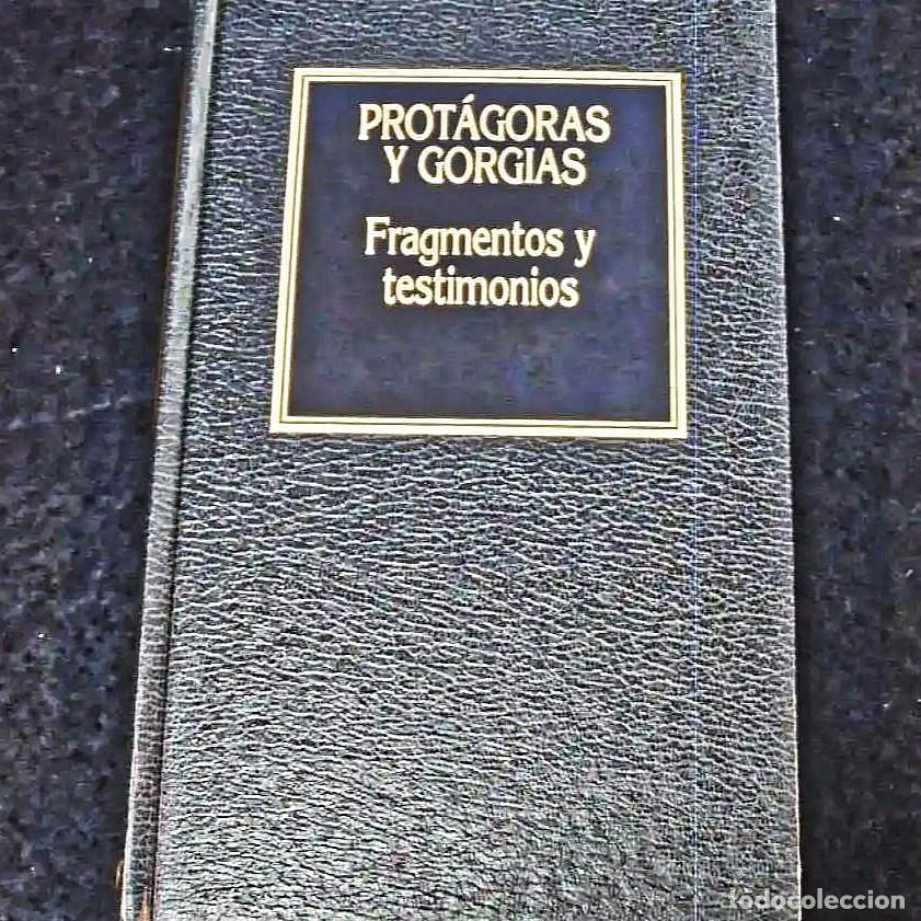 Gebrauchte B&uuml;cher: FRAGMENTOS Y TESTIMONIOS. PROTAGORAS Y GORGIAS. EDICIONES ORBIS