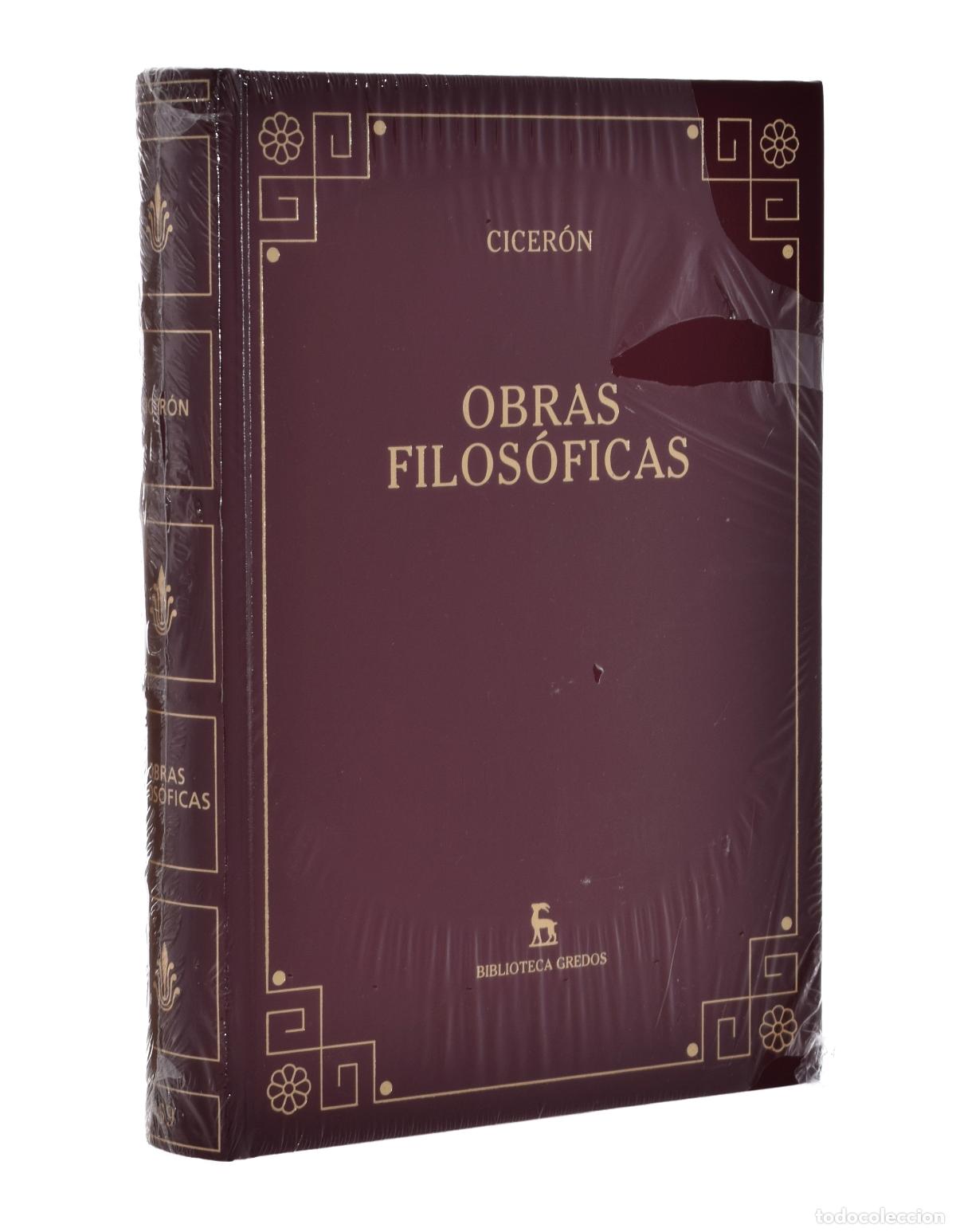 Libros de segunda mano: OBRAS FILOS&Oacute;FICAS. SOBRE LA REP&Uacute;BLICA. SOBRE LA NATURALEZA DE LOS DIOSES - CICER&Oacute;N