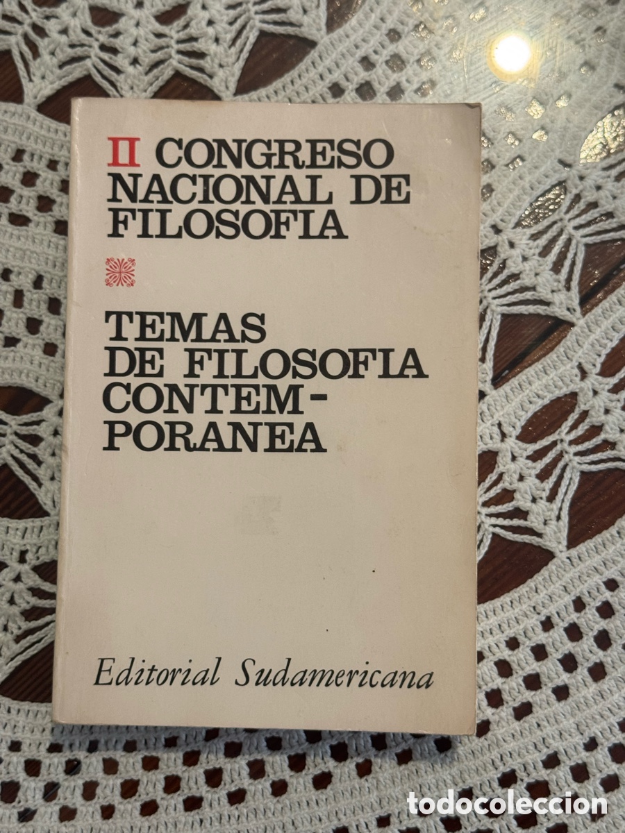 Libros de segunda mano: II Congreso Nacional de Filosof&iacute;a Editorial Sudamericana Filosof&iacute;a contemporanea
